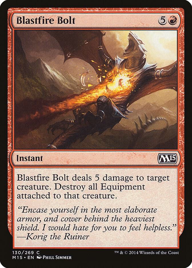 Blastfire Bolt (130) [Magic 2015]