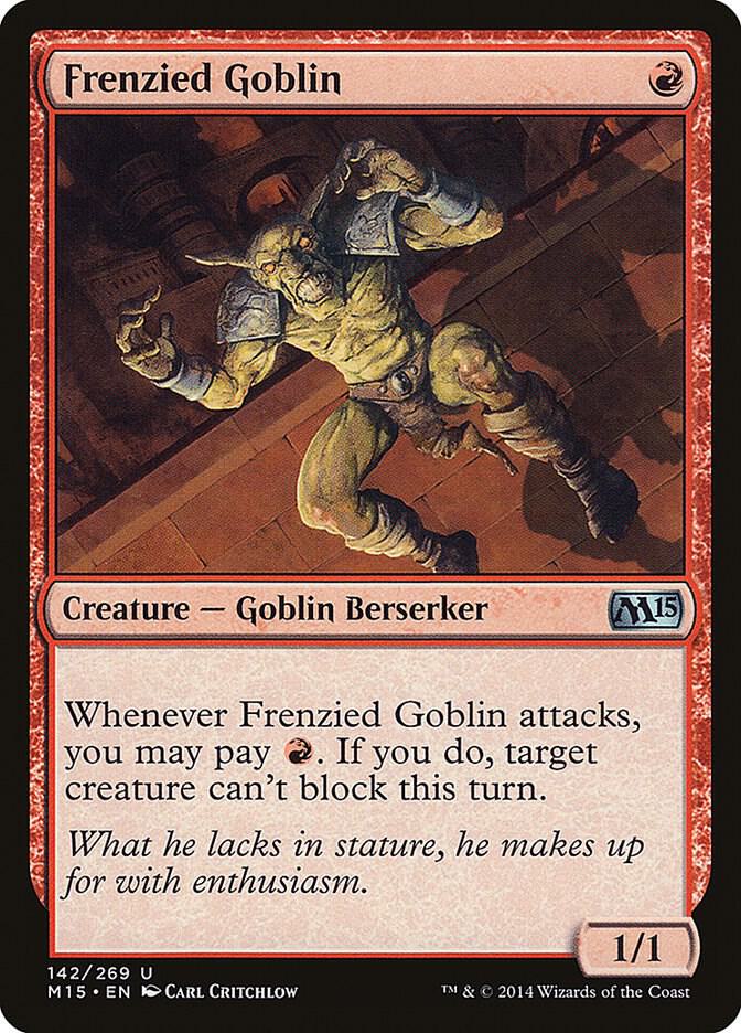 Frenzied Goblin (142) [Magic 2015]