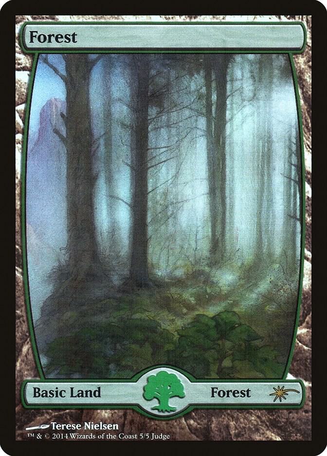 Forest - Full Art (5) [Judge Promos]