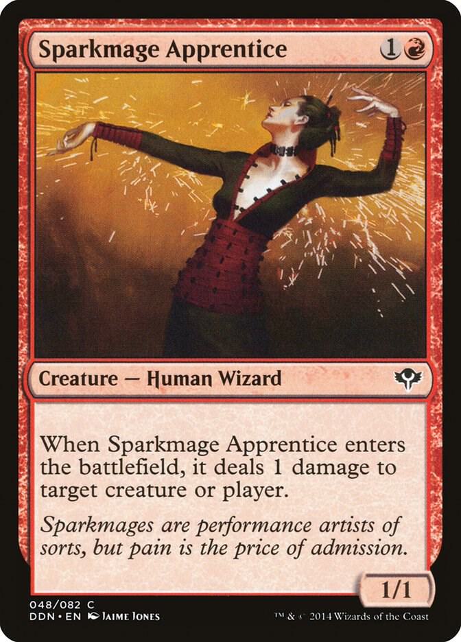 Sparkmage Apprentice (48) [Duel Decks: Speed vs. Cunning]
