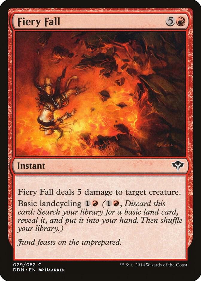 Fiery Fall (29) [Duel Decks: Speed vs. Cunning]