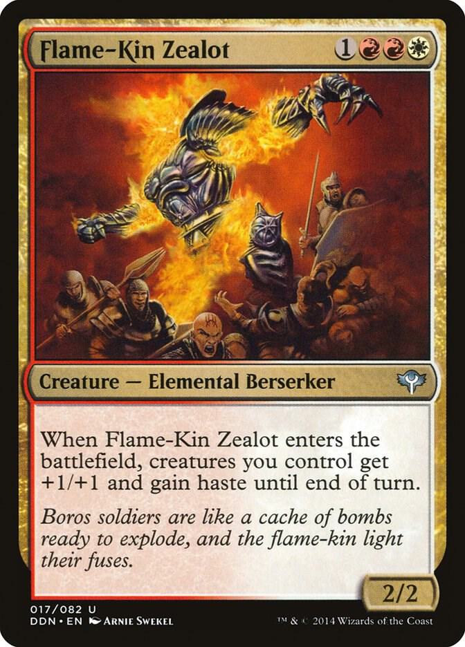 Flame-Kin Zealot (17) [Duel Decks: Speed vs. Cunning]