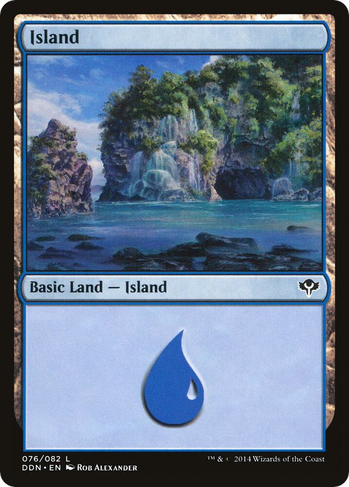 Island (076) [Duel Decks: Speed vs. Cunning]