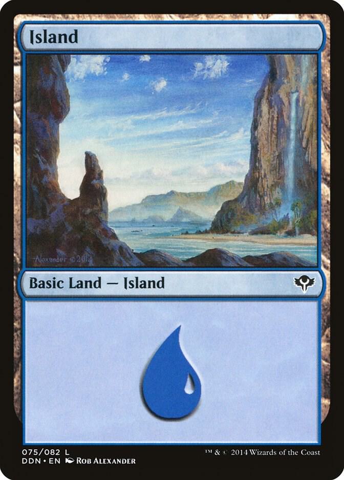Island (075) [Duel Decks: Speed vs. Cunning]