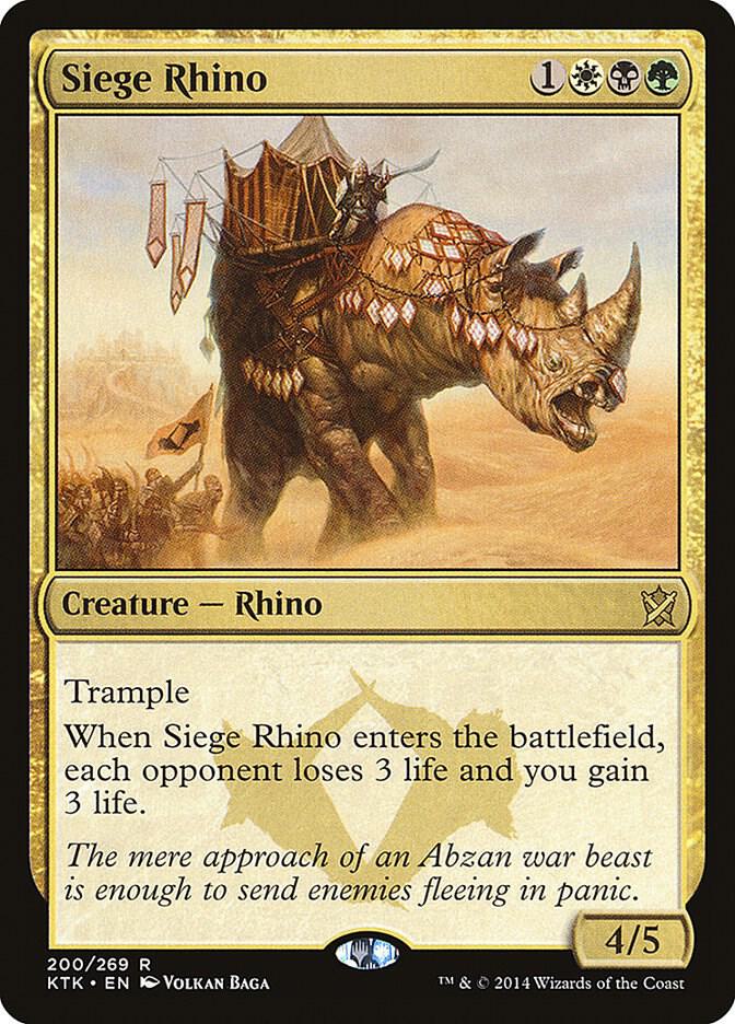 Siege Rhino (200) [Khans of Tarkir]