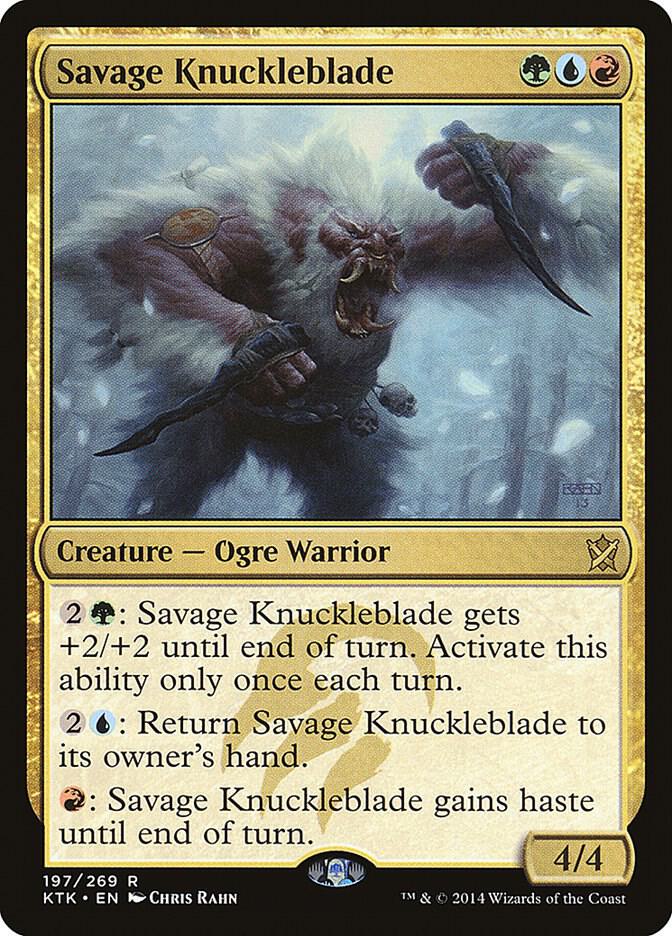 Savage Knuckleblade (197) [Khans of Tarkir]