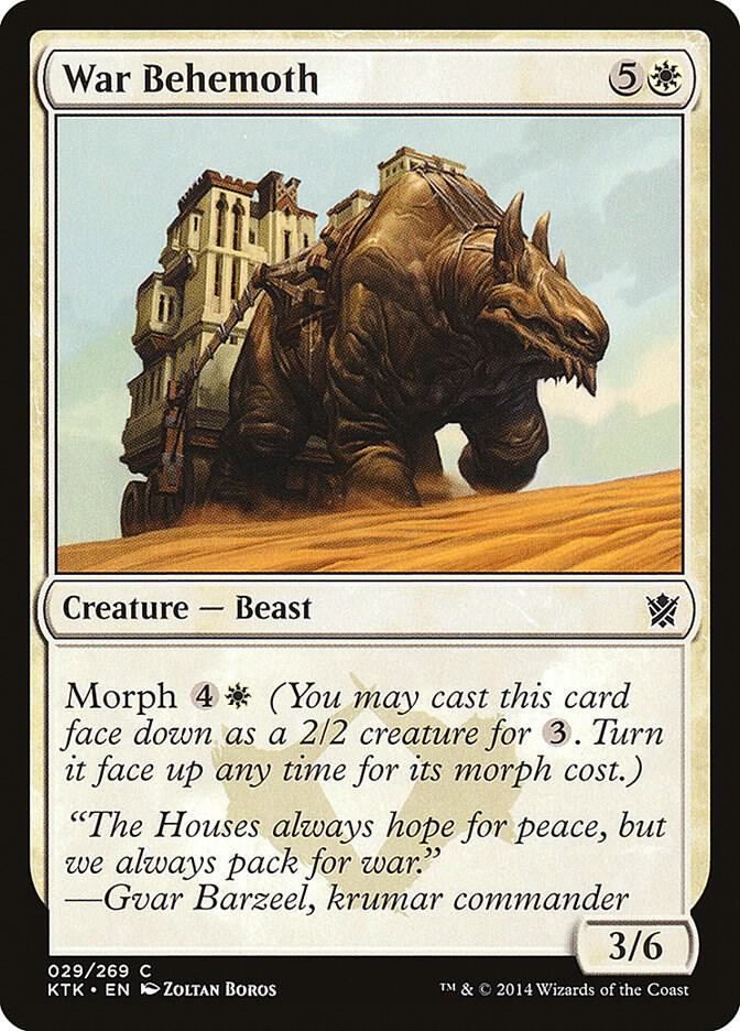 War Behemoth (29) [Khans of Tarkir]