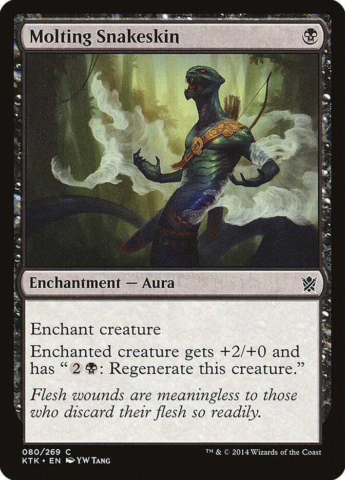 Molting Snakeskin (80) [Khans of Tarkir]