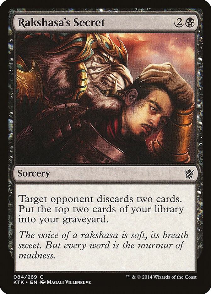 Rakshasa's Secret (84) [Khans of Tarkir]