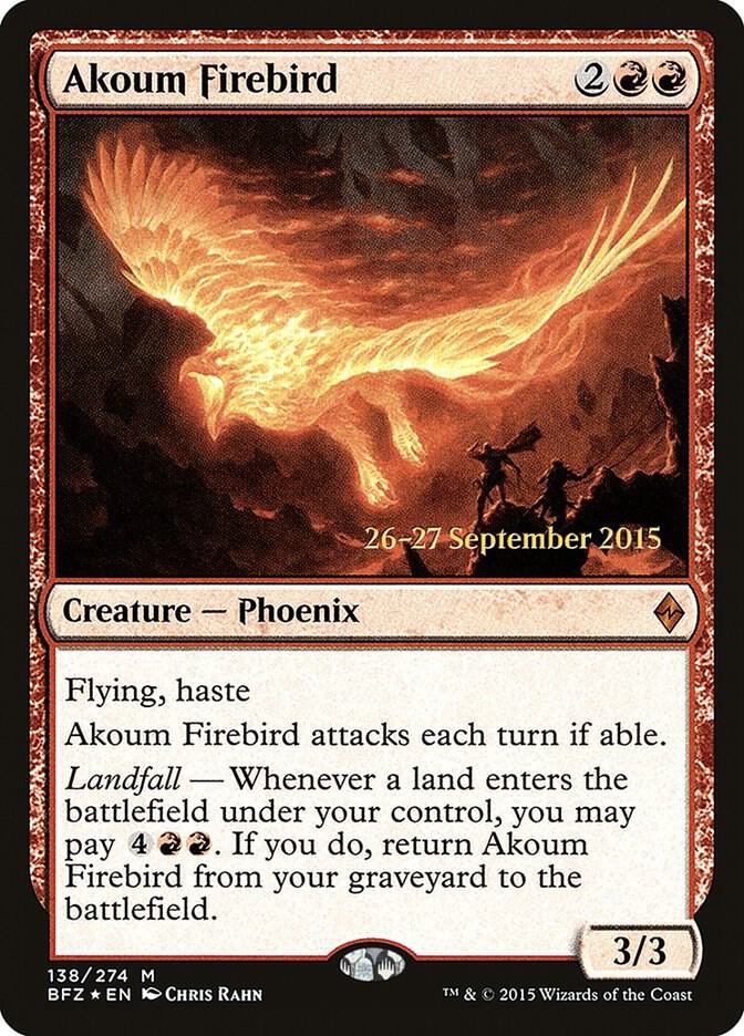 Akoum Firebird (138) [Prerelease Cards]