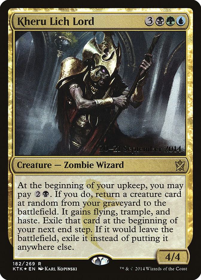 Kheru Lich Lord (182) [Prerelease Cards]