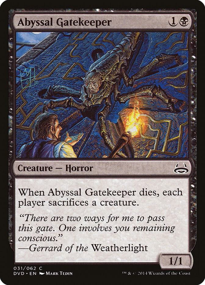 Abyssal Gatekeeper (31) [Duel Decks: Anthology]