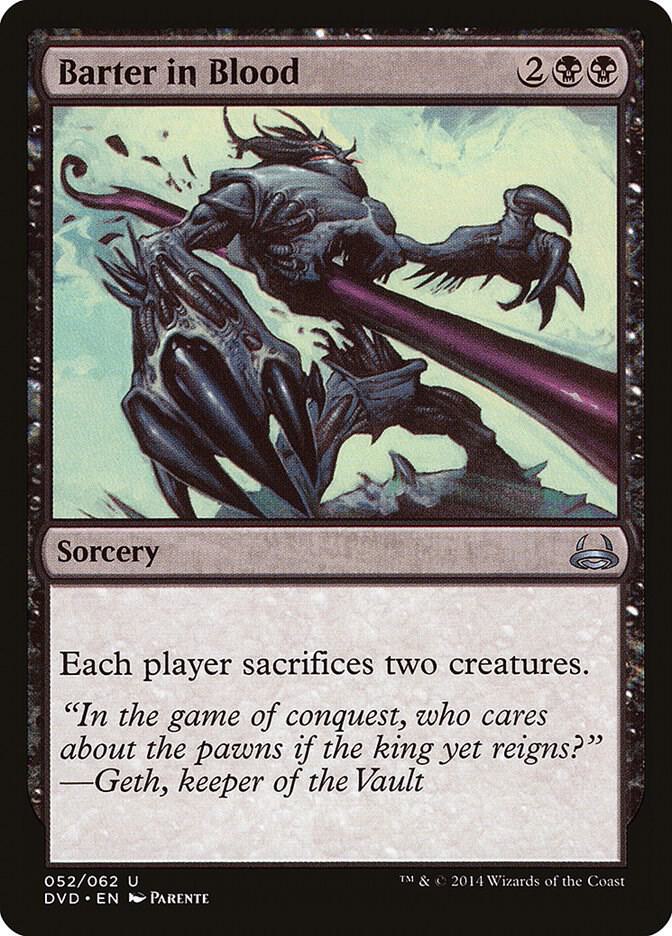 Barter in Blood (52) [Duel Decks: Anthology]