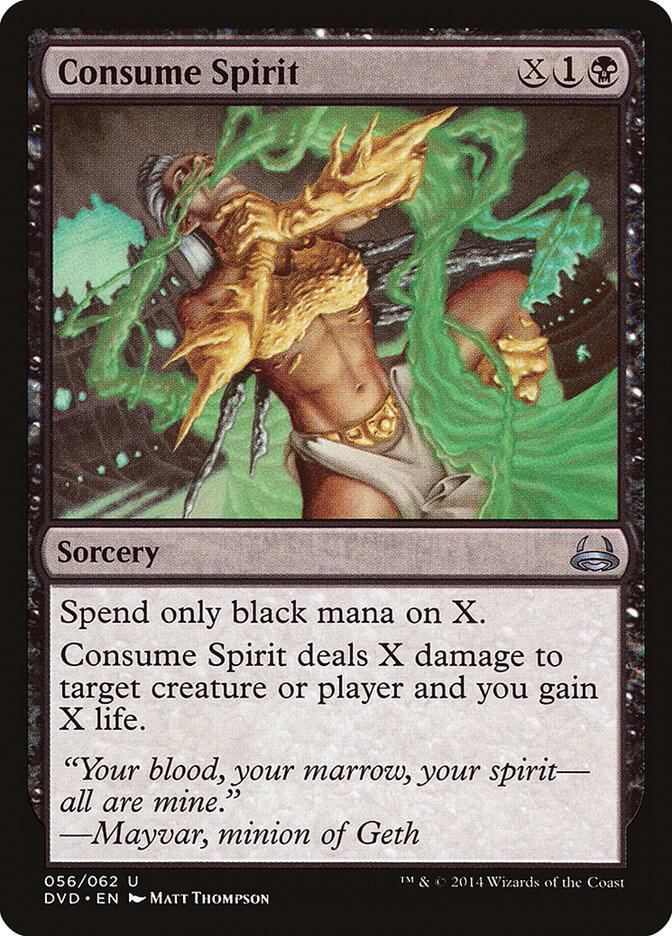 Consume Spirit (56) [Duel Decks: Anthology]