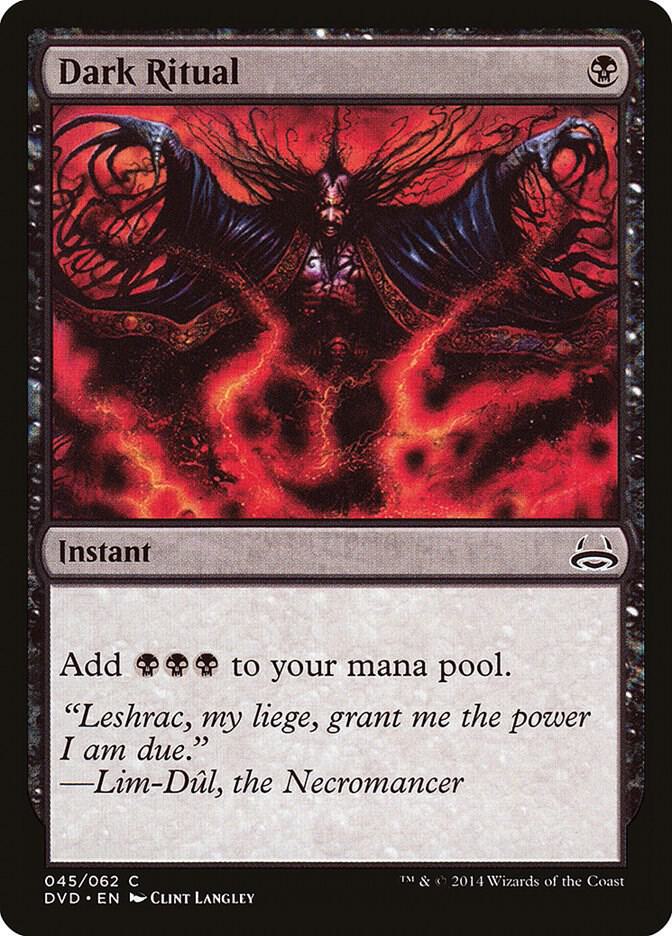 Dark Ritual (45) [Duel Decks: Anthology]