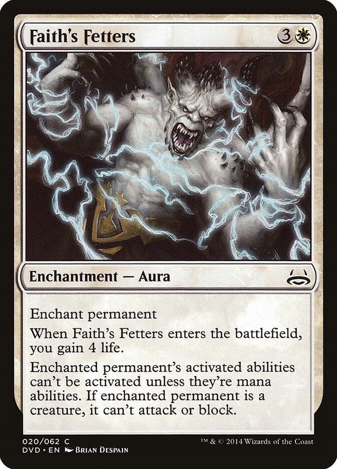 Faith's Fetters (20) [Duel Decks: Anthology]