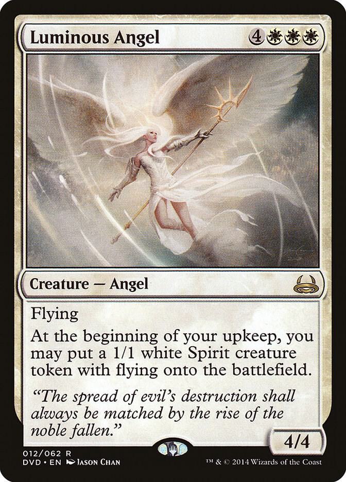 Luminous Angel (12) [Duel Decks: Anthology]