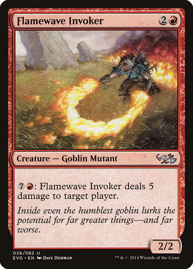 Flamewave Invoker (EVG) (36) [Duel Decks: Anthology]