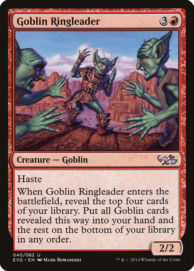 Goblin Ringleader (40) [Duel Decks: Anthology]
