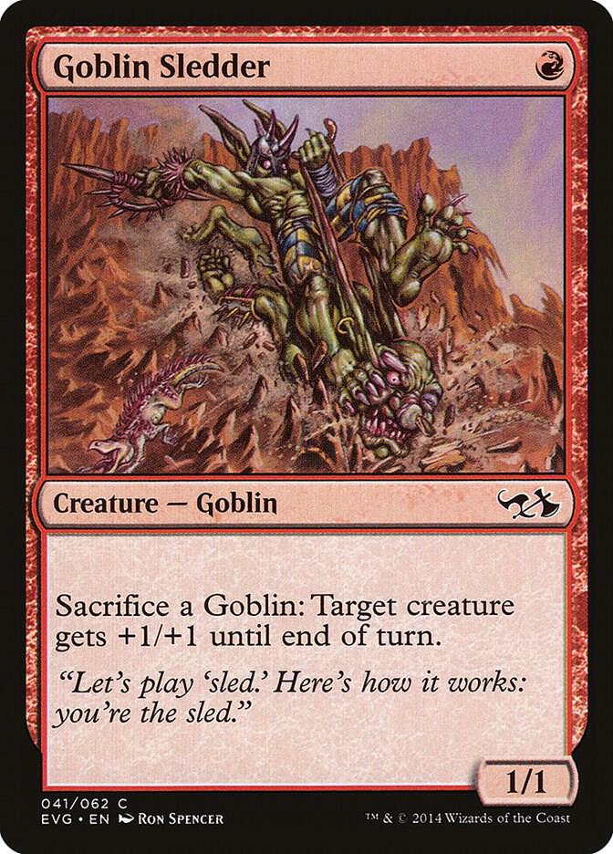 Goblin Sledder (41) [Duel Decks: Anthology]