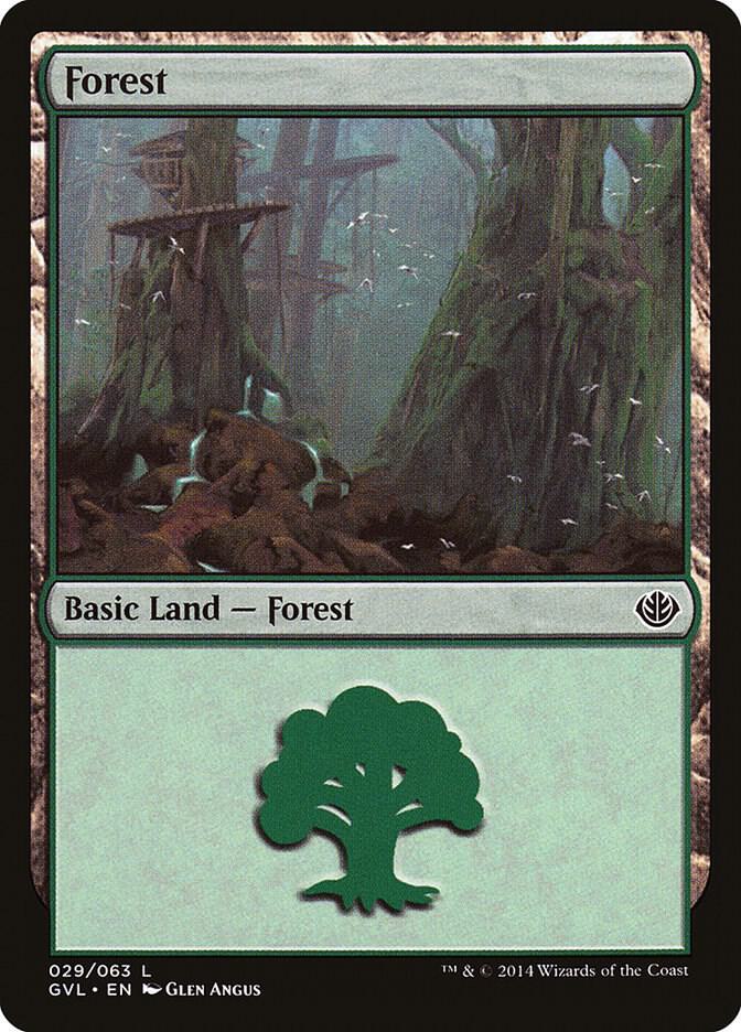 Forest (029) (GVL) [Duel Decks: Anthology]