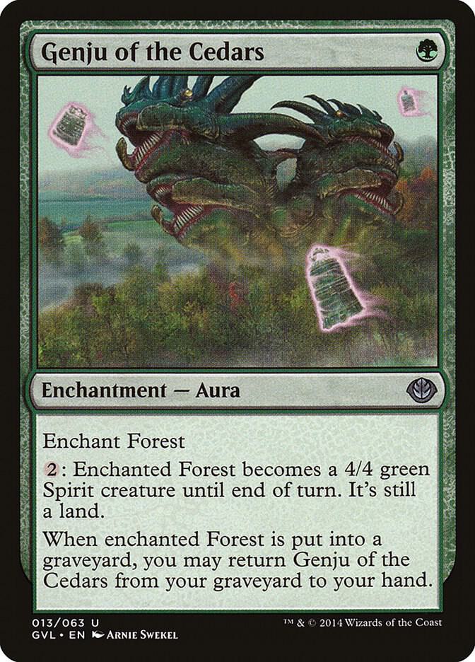 Genju of the Cedars (13) [Duel Decks: Anthology]