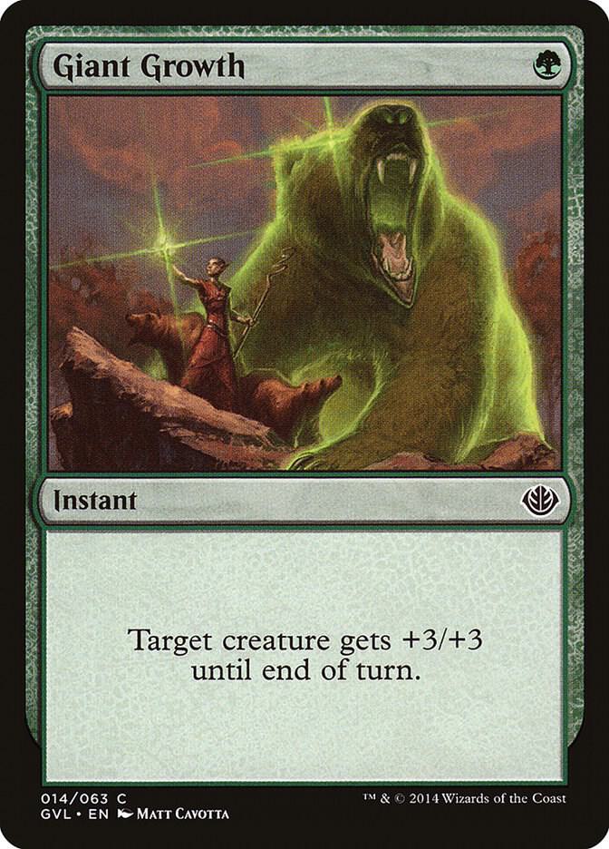 Giant Growth (GVL) (14) [Duel Decks: Anthology]