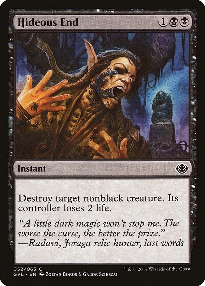 Hideous End (52) [Duel Decks: Anthology]