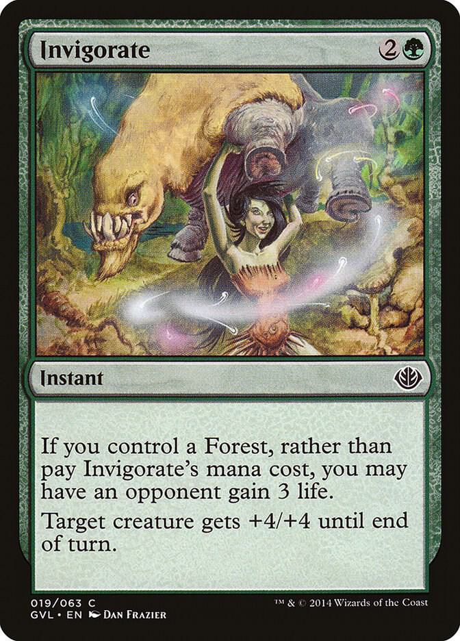 Invigorate (19) [Duel Decks: Anthology]