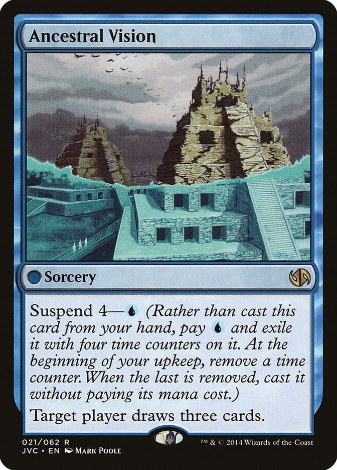 Ancestral Vision (21) [Duel Decks: Anthology]