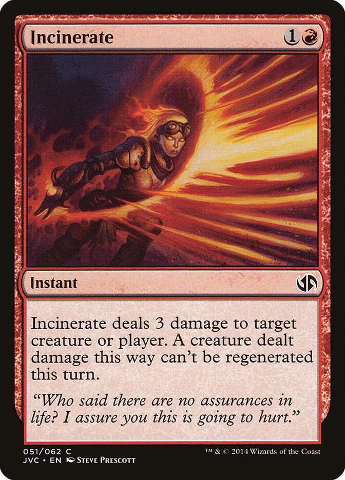 Incinerate (51) [Duel Decks: Anthology]