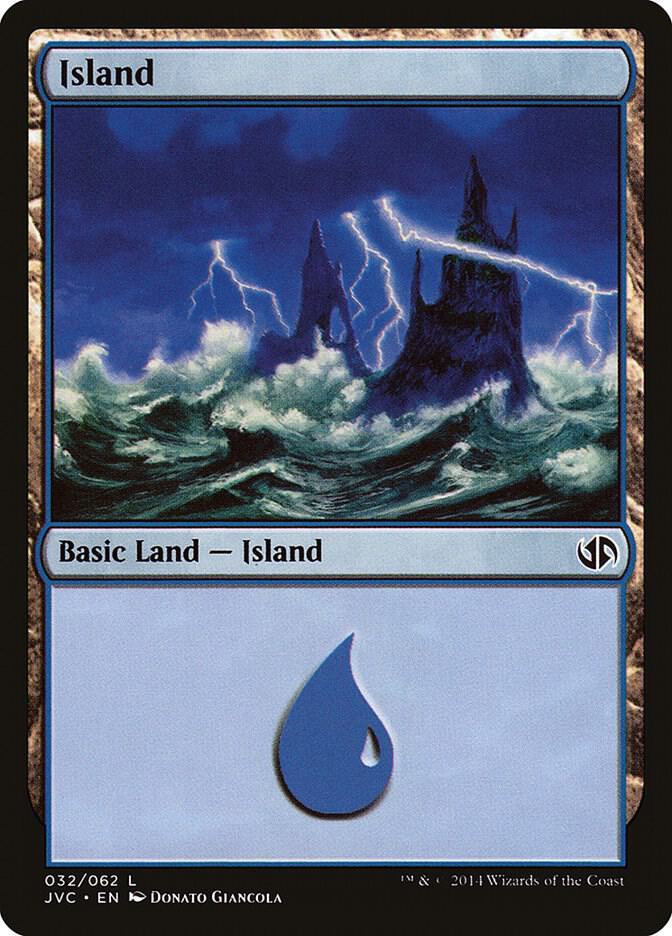 Island (032) (JVC) [Duel Decks: Anthology]