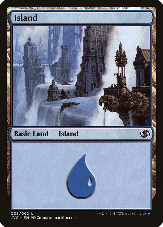 Island (33) (Jace vs. Chandra) [Duel Decks: Anthology]
