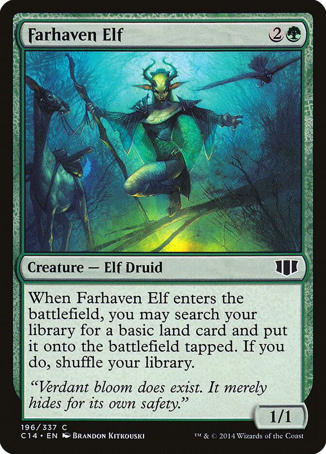 Farhaven Elf (196) [Commander 2014]