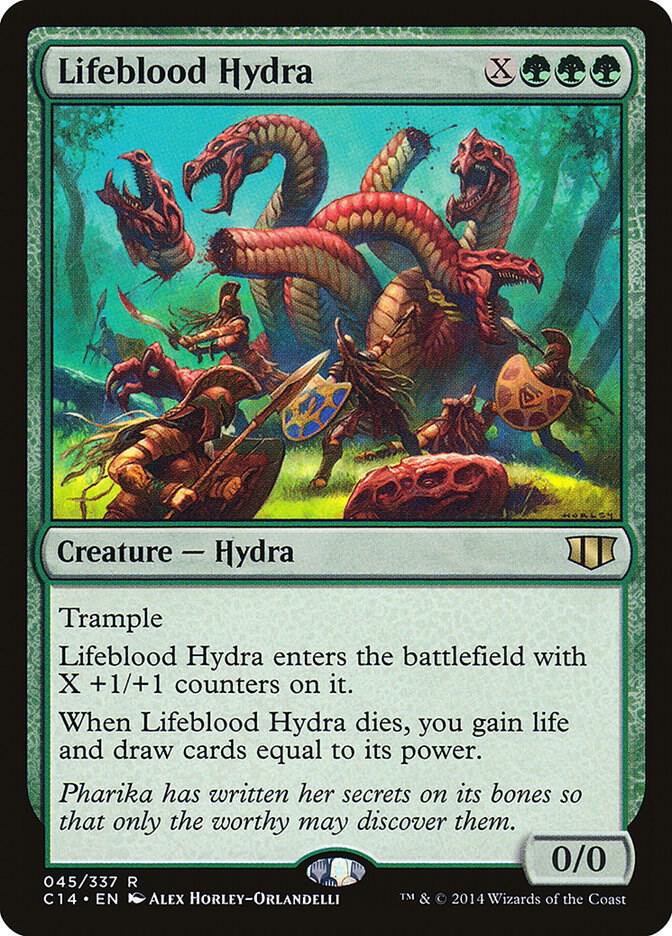 Lifeblood Hydra (45) [Commander 2014]