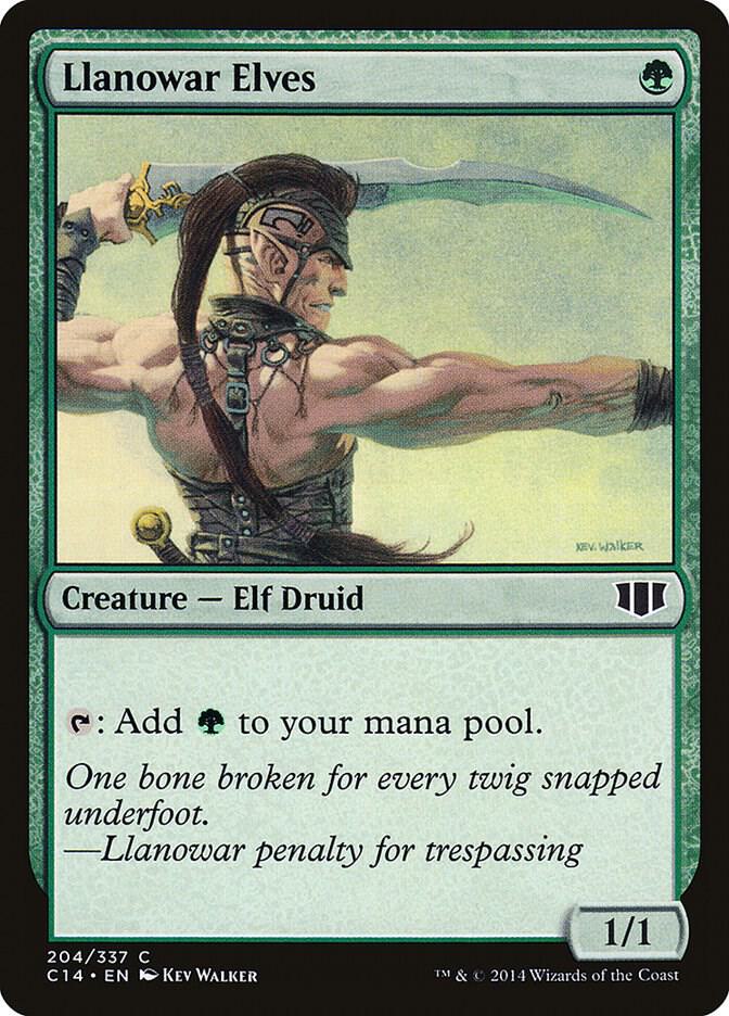 Llanowar Elves (204) [Commander 2014]