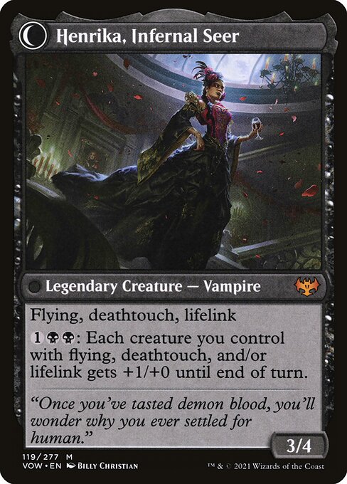 Henrika Domnathi (119) [Innistrad: Crimson Vow] Reverse