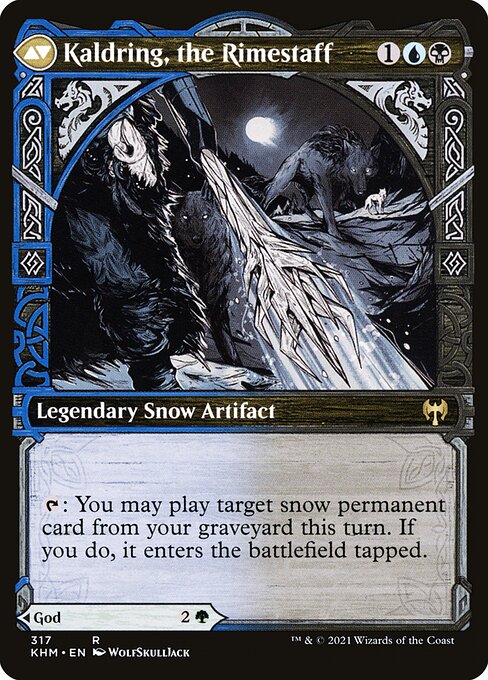Jorn, God of Winter (Showcase) (317) [Kaldheim] [Showcase] Reverse