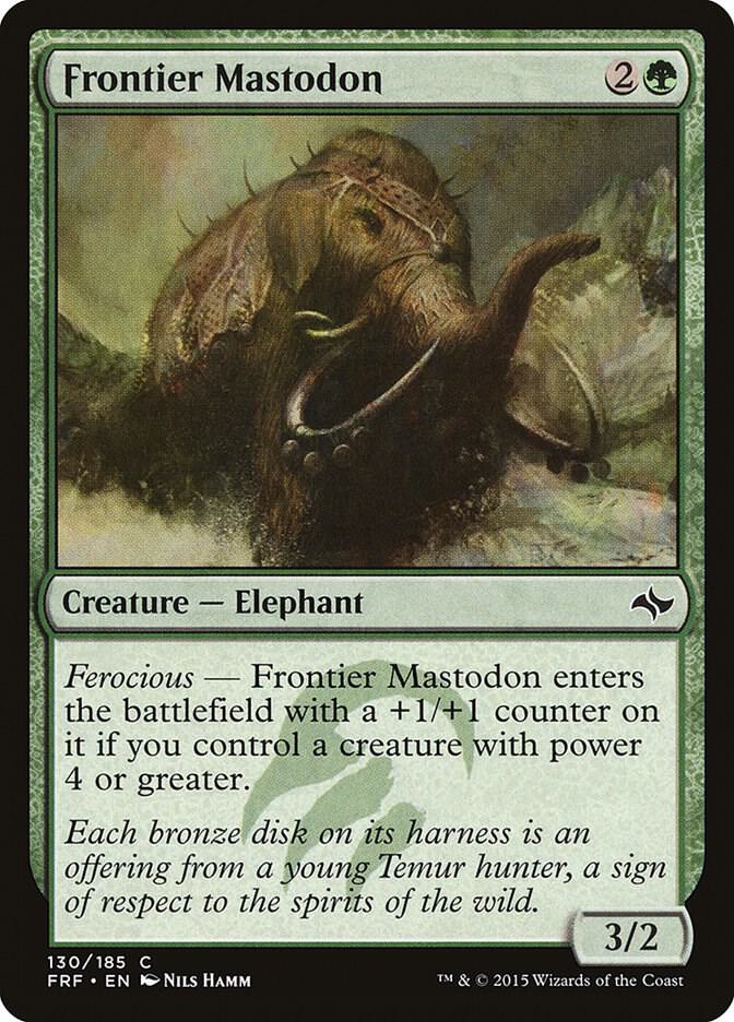 Frontier Mastodon (130) [Fate Reforged]