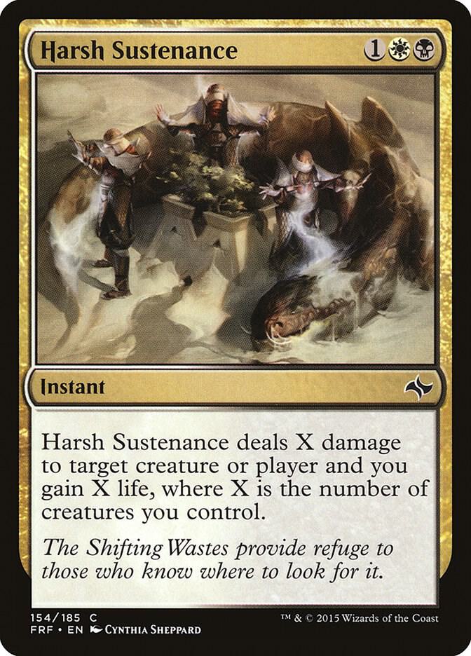 Harsh Sustenance (154) [Fate Reforged]