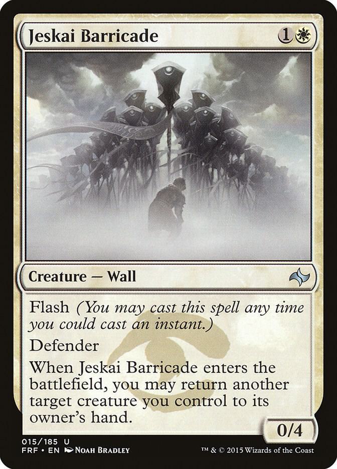 Jeskai Barricade (15) [Fate Reforged]