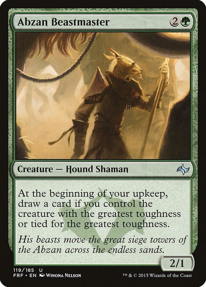 Abzan Beastmaster (119) [Fate Reforged]