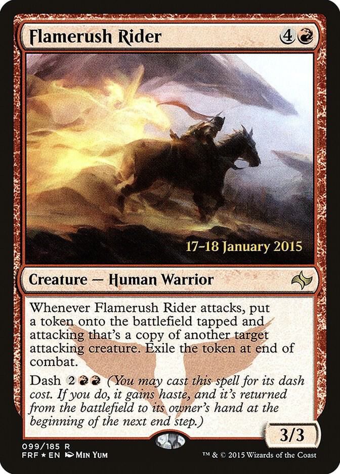 Flamerush Rider (99) [Prerelease Cards]