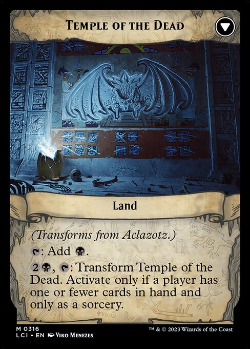 Aclazotz, Deepest Betrayal (Showcase) (316) [The Lost Caverns of Ixalan] [Showcase] Reverse