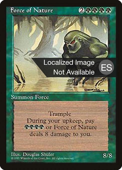 Force of Nature (245) [Fourth Edition Foreign Black Border]