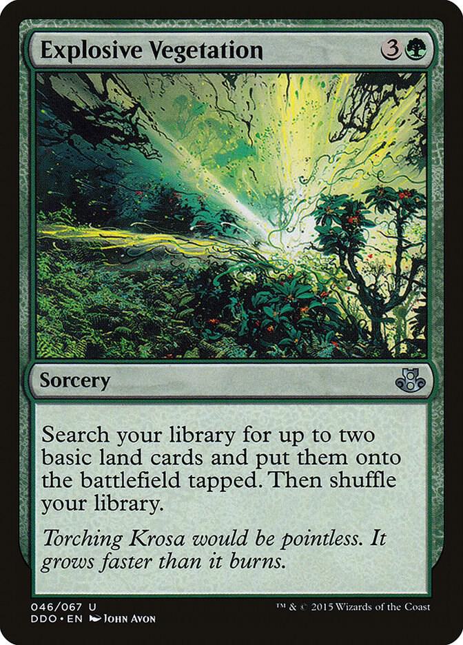 Explosive Vegetation (46) [Duel Decks: Elspeth vs. Kiora]