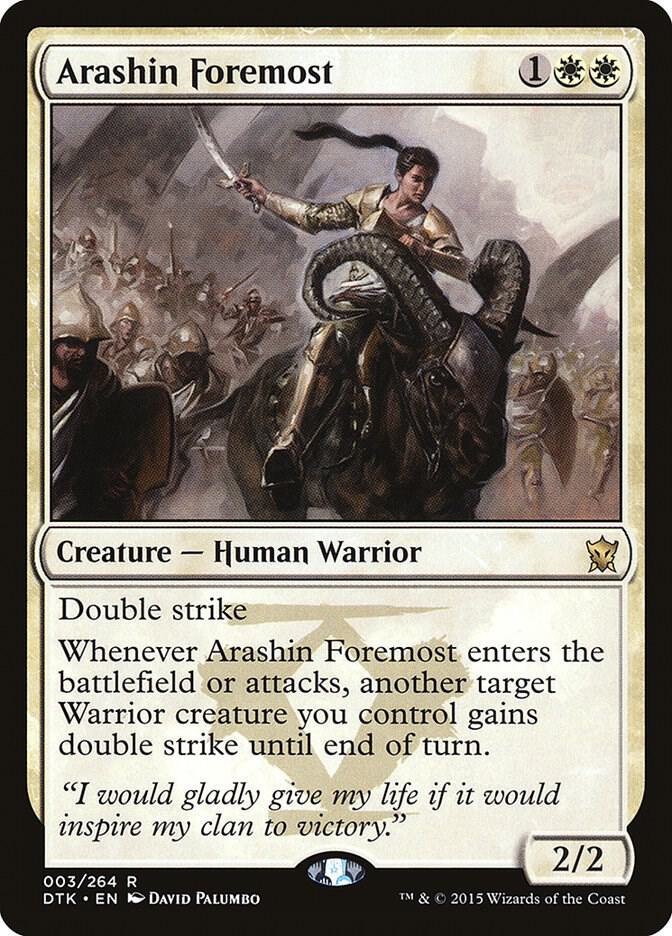 Arashin Foremost (3) [Dragons of Tarkir]
