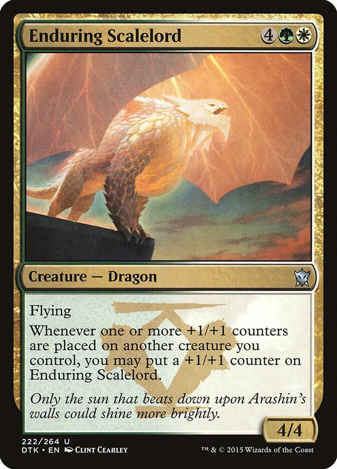 Enduring Scalelord (222) [Dragons of Tarkir]