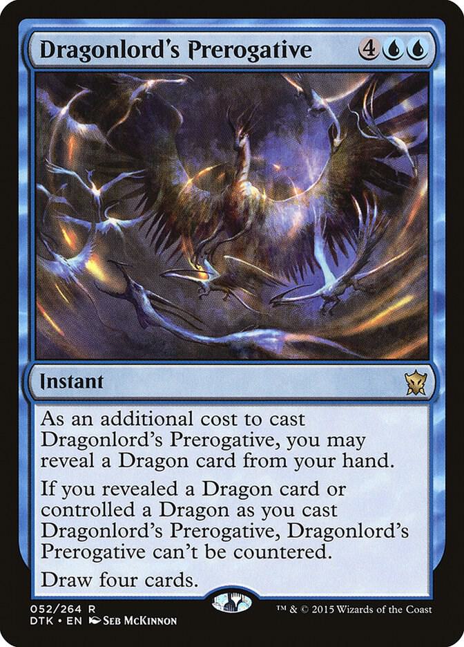 Dragonlord's Prerogative (52) [Dragons of Tarkir]