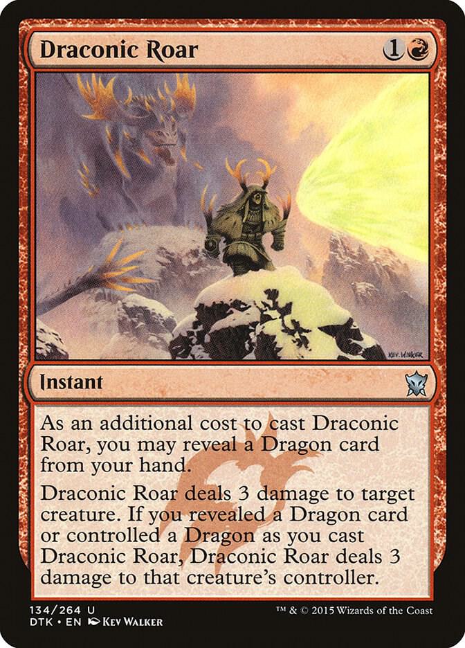 Draconic Roar (134) [Dragons of Tarkir]